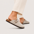 Men's Cork Footbed Clogs with Adjustable Buckle 7