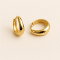 Rounded Mini Hoop Earrings, 10–14 mm — Hilda
