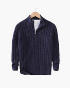 Cable-Zip Sweater - South Korea Taebaek 1