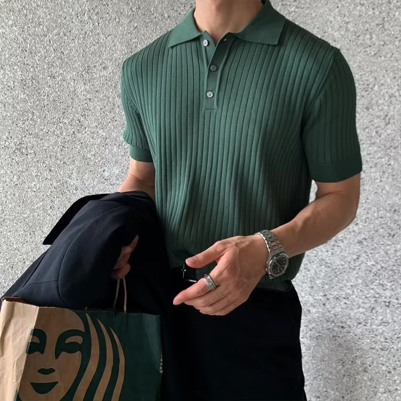 Knitted Polo Shirt - South Korea Gimcheon 1