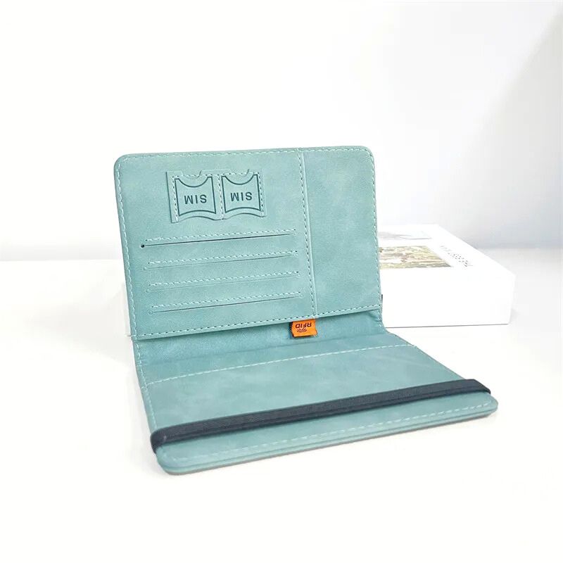 Cartera para pasaporte con bloqueo RFID