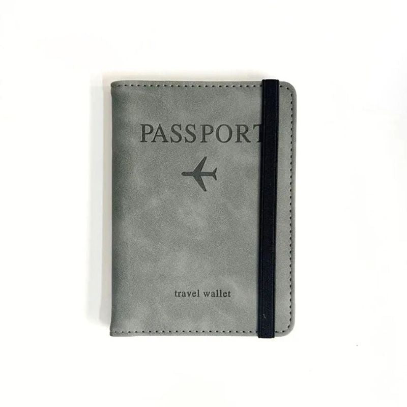 Cartera para pasaporte con bloqueo RFID