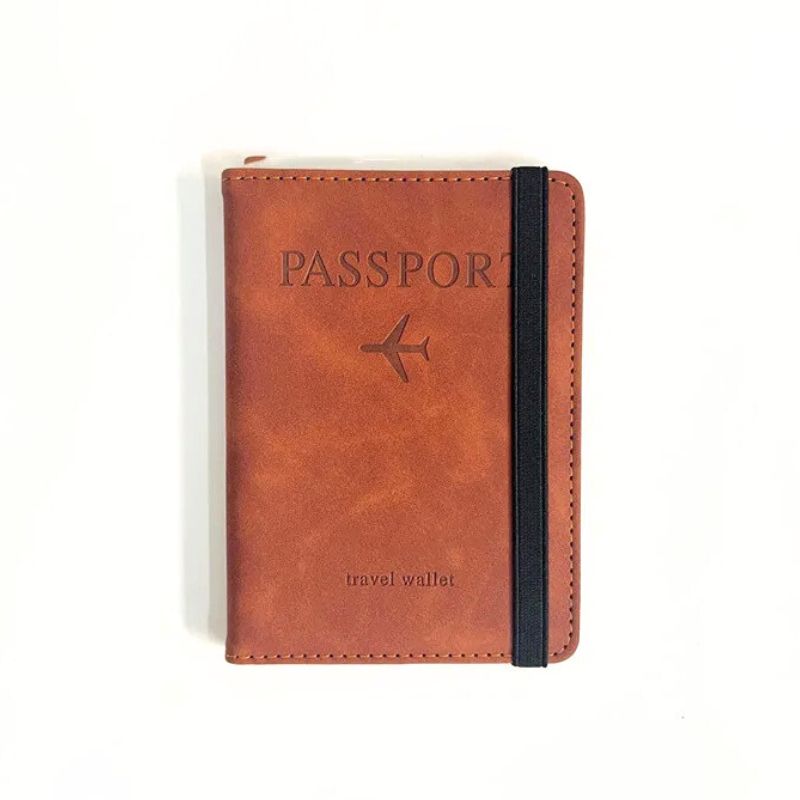 Cartera para pasaporte con bloqueo RFID