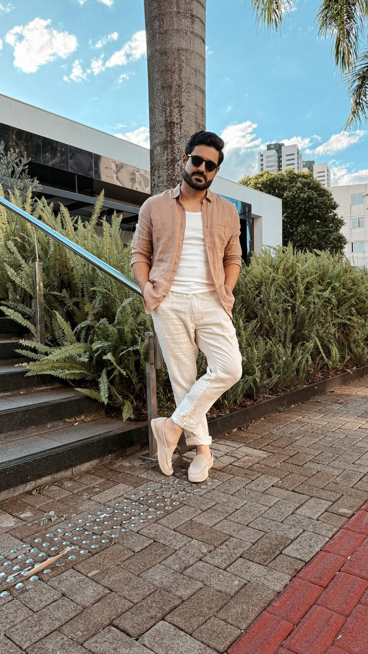 Genoa Linen Trousers - Tailored Menswear 8