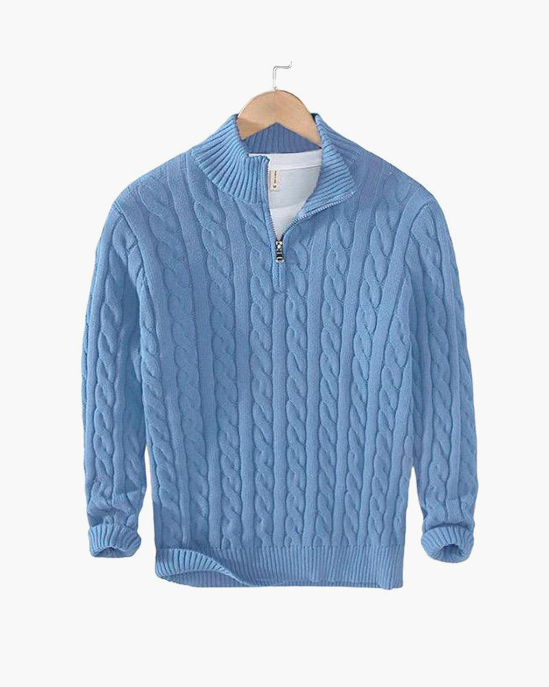 Cable-Zip Sweater - South Korea Taebaek 5