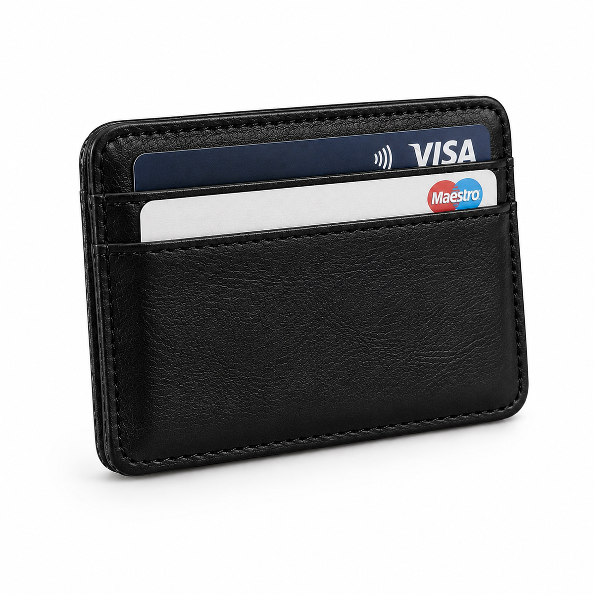 Men's Synthetic Leather Money Clip Wallet 2