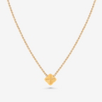 Single Quatrefoil Pendant Necklace