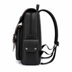 Men's PU Leather Laptop Backpack – 15.6" Business Travel Backpack 3