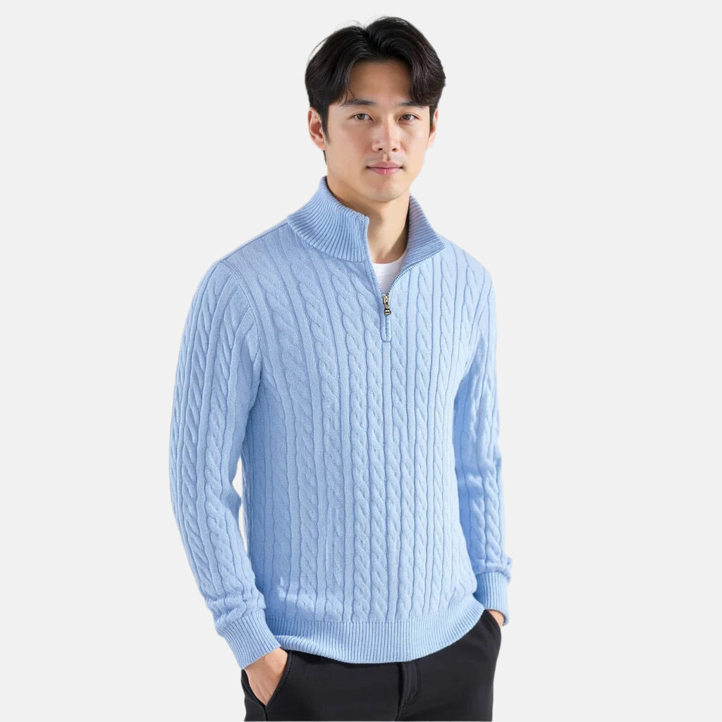 Cable-Zip Sweater Pack - South Korea Taebaek Five 2