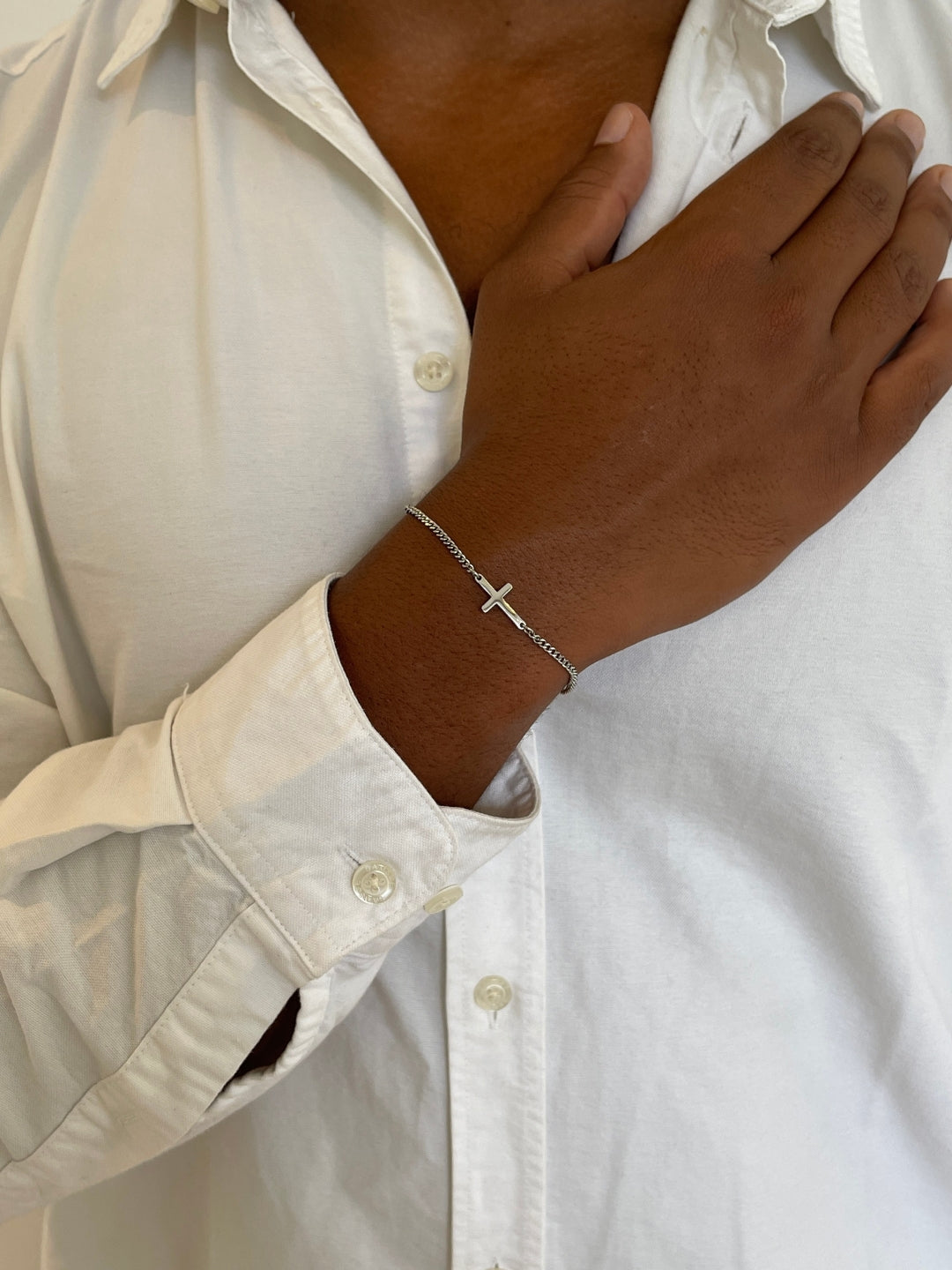 Cross Bracelet | Silver 9