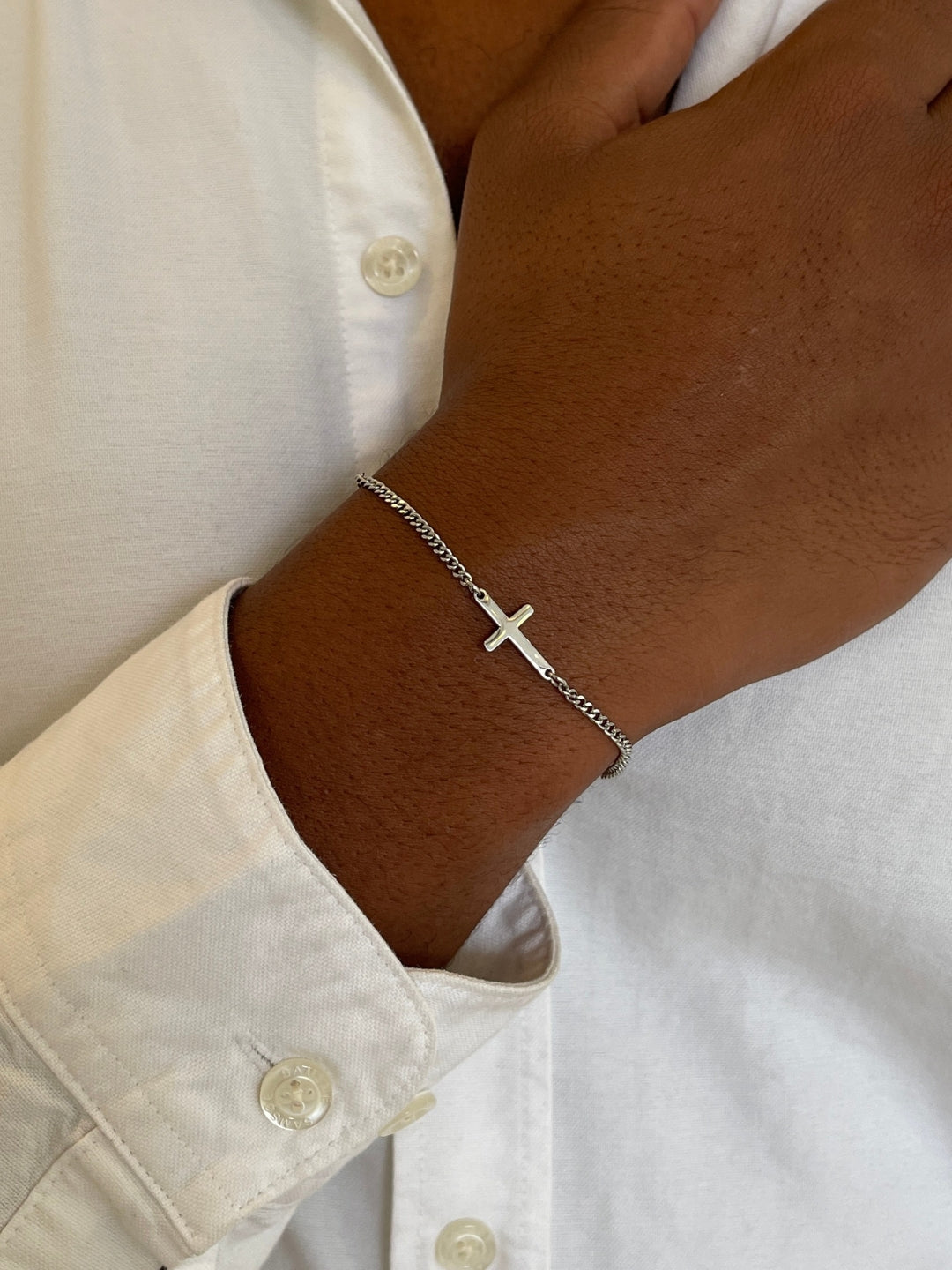 Cross Bracelet | Silver 6