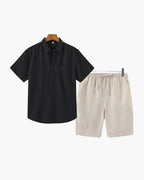 Split Linen Set - Resort Menswear 8
