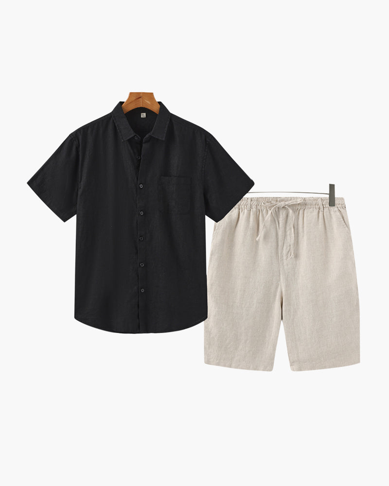 Split Linen Set - Resort Menswear 8