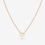 Single Quatrefoil Pendant Necklace