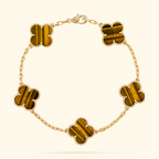 Five Clover Chain Bracelet