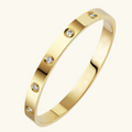 Round Stone Detail Bangle — Finette