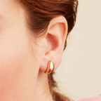 Smooth Dome Stud Earrings — Celeste
