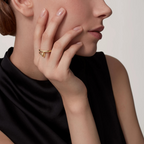 Polished Nail Wrap Ring