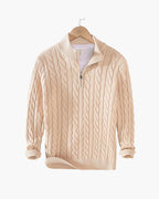 Cable-Zip Sweater - South Korea Taebaek 11