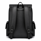 Men's PU Leather Laptop Backpack – 15.6" Business Travel Backpack 4