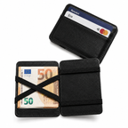 Men's Synthetic Leather Money Clip Wallet 4