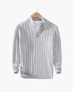 Cable-Zip Sweater - South Korea Taebaek 3
