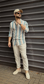 Genoa Linen Trousers - Tailored Menswear 9