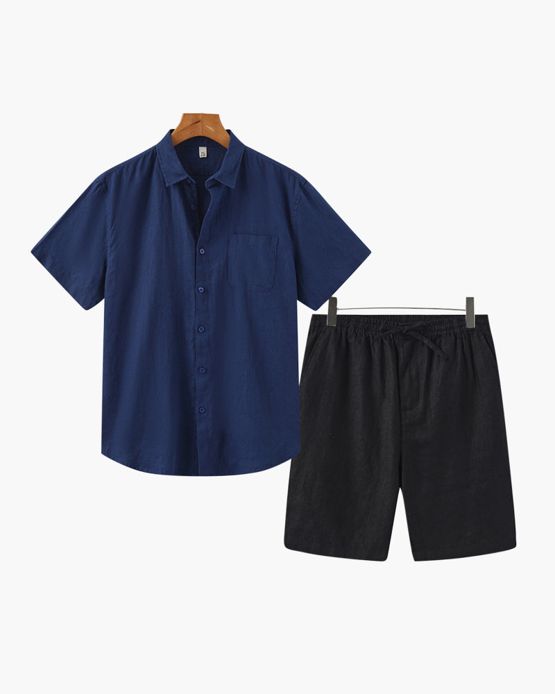 Split Linen Set - Resort Menswear 6