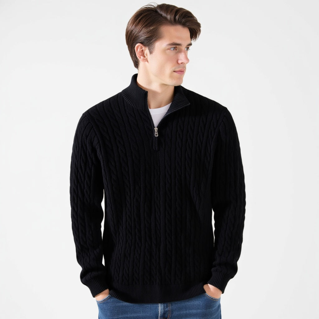 Cable-Zip Sweater Pack - South Korea Taebaek Five 6