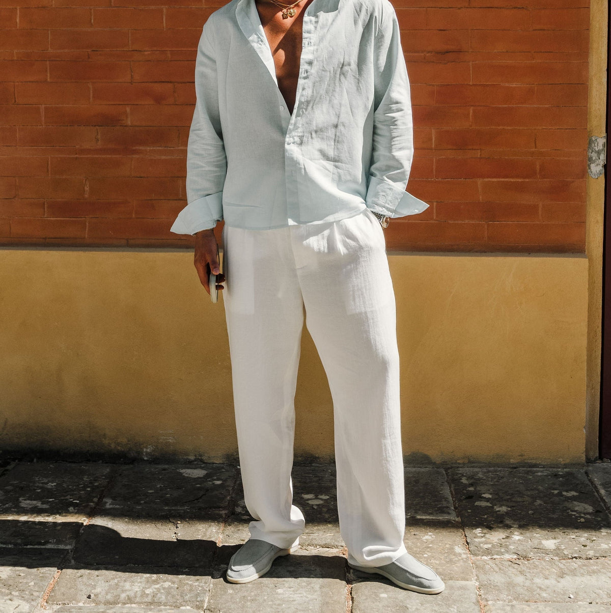 Casablanca Linen Trousers - Tailored Menswear 7