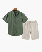 Split Linen Set - Resort Menswear 3