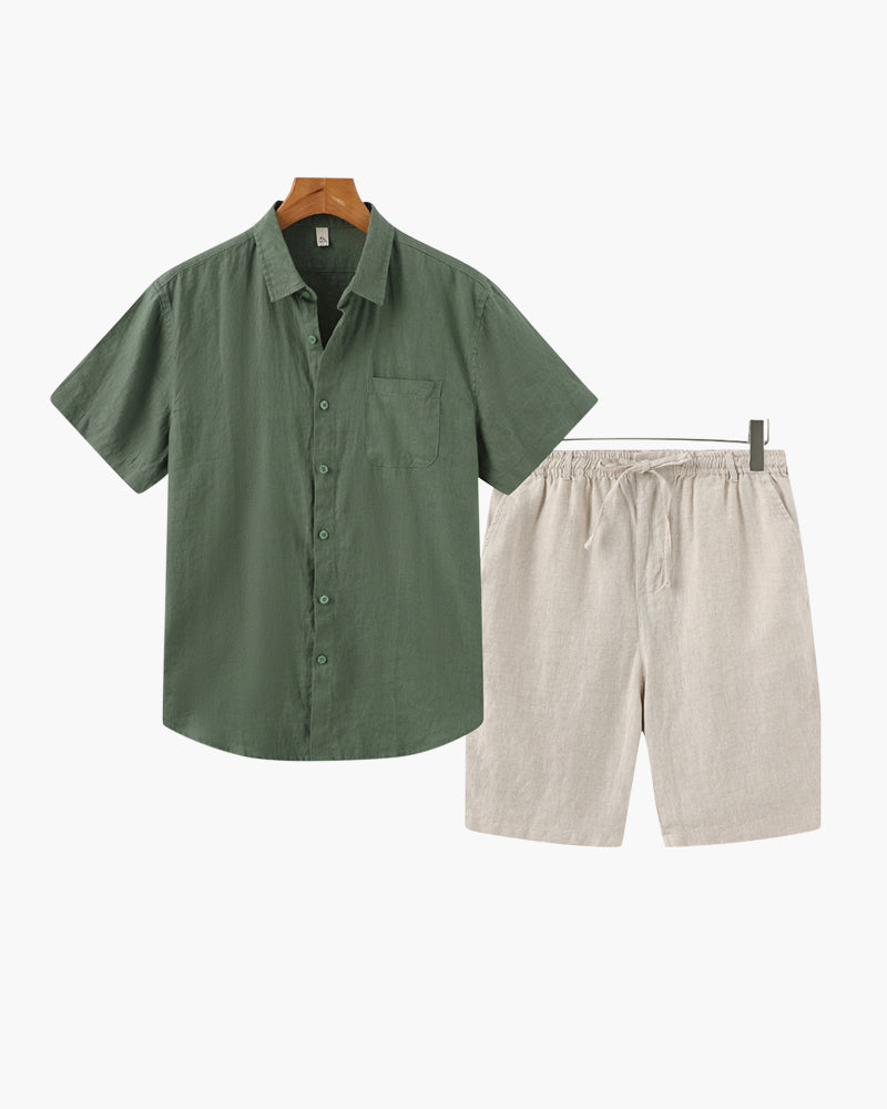 Split Linen Set - Resort Menswear 3