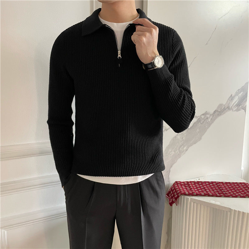 Zipped Sweater - South Korea Gongju 17