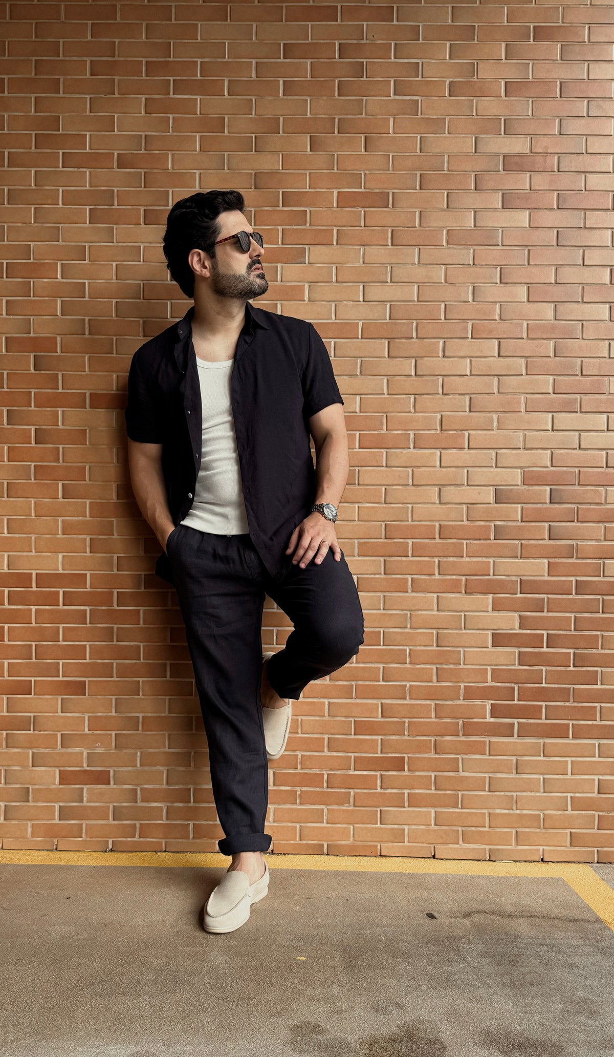 Genoa Linen Trousers - Tailored Menswear 6