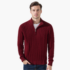 Cable-Zip Sweater - South Korea Taebaek 8