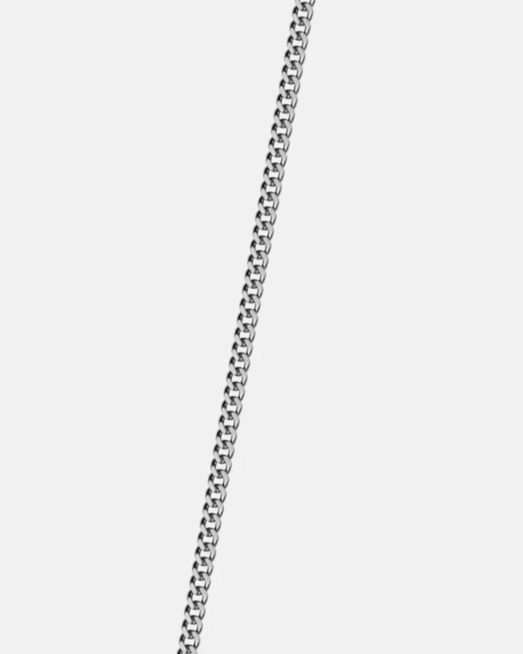 Green Clover Pendant Necklace, Silver-Plated Steel