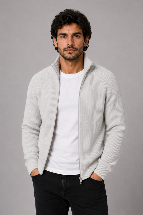 Cork Cardigan - Refined Knitwear 1