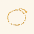 Adjustable Paperclip Link Bracelet — Maui