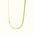 Flat Herringbone Chain Necklace — Chelsea