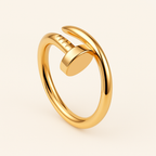 Polished Nail Wrap Ring