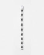 Men’s Cuban Link Bracelet, 6 mm, Platinum-Plated