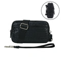 Statshy – Woven Leather Crossbody Wallet