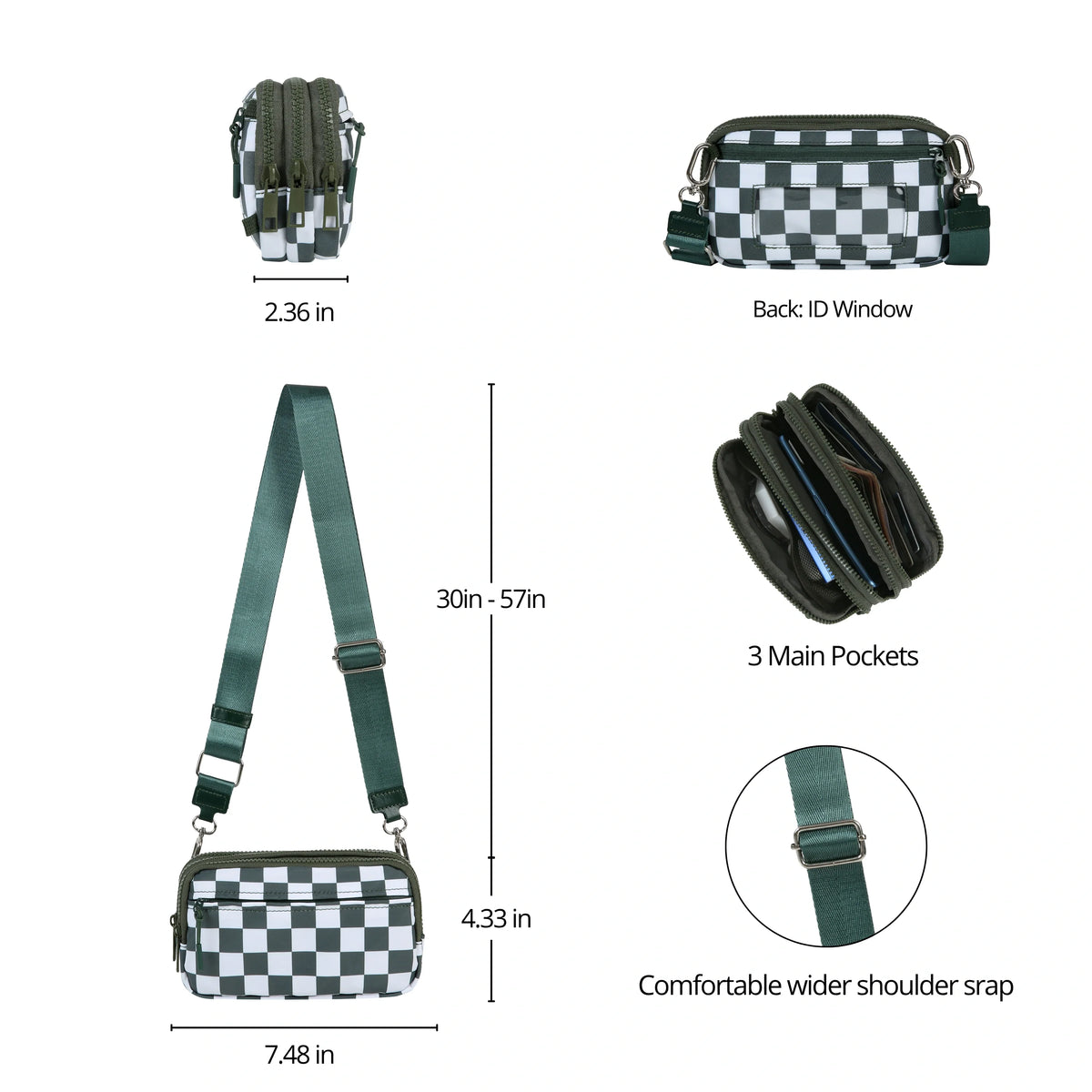 Triply - Crossbody Wallet Trio