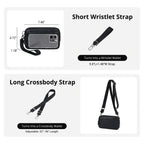 Statshy – Woven Leather Crossbody Wallet
