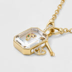 Keepsake Locket Necklace with Charm Options