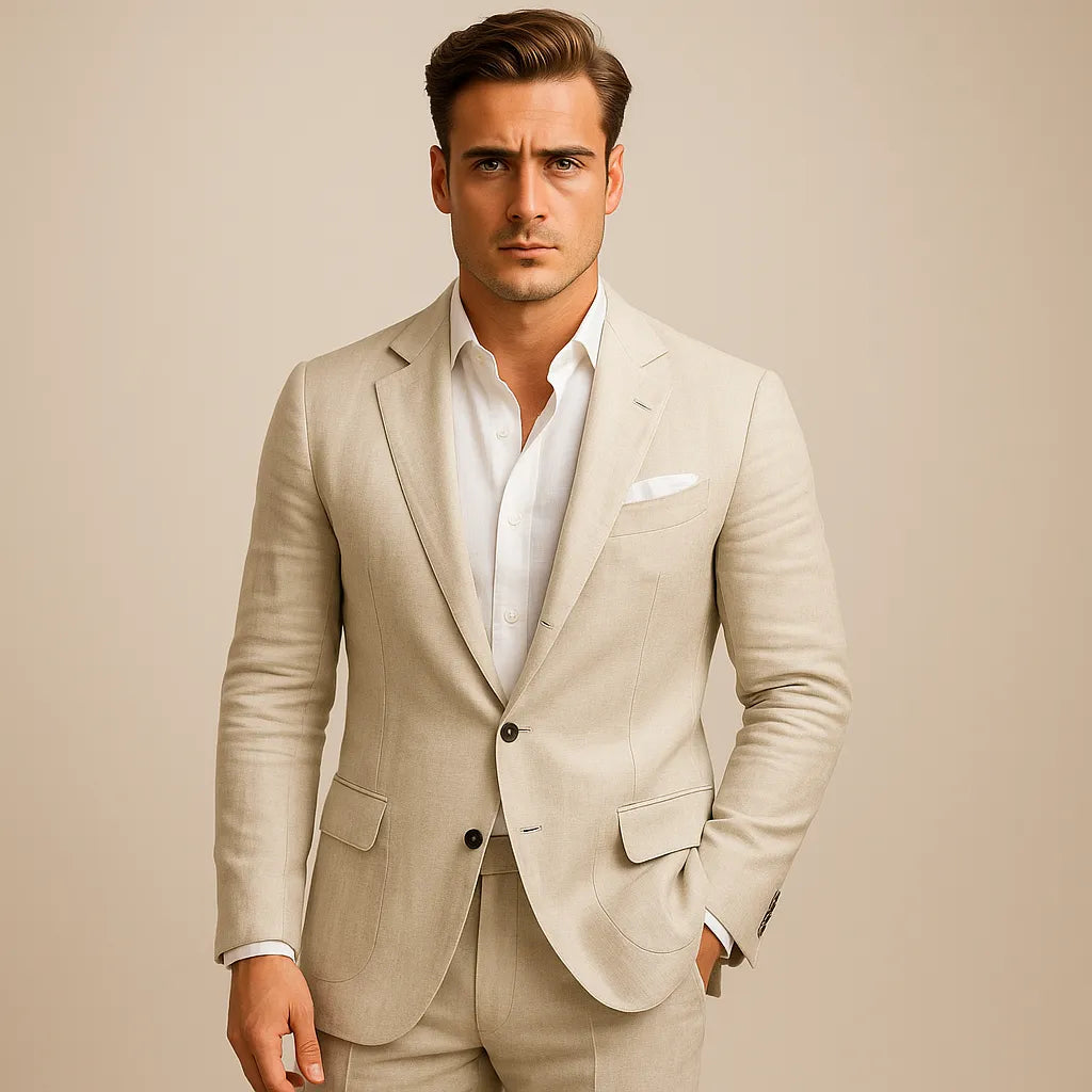 Amalfi Linen Blazer - Tailored Menswear 2