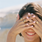 Ridged Dome Band Ring — Croissant