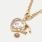 Keepsake Locket Necklace with Charm Options