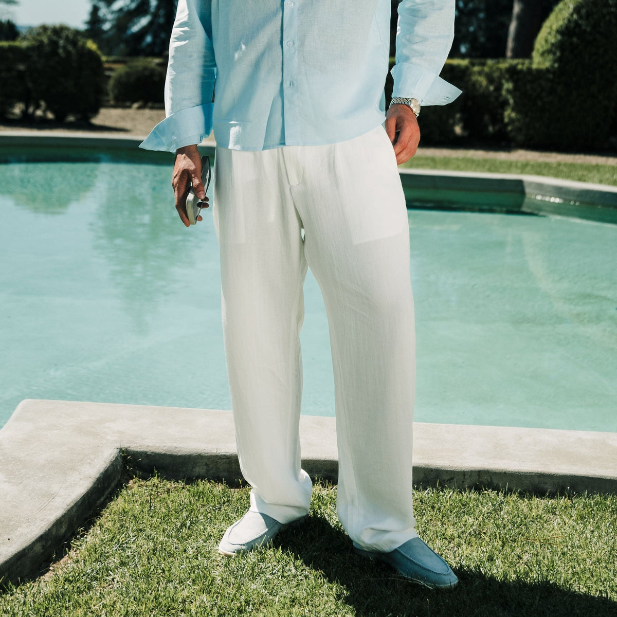 Casablanca Linen Trousers - Tailored Menswear 6