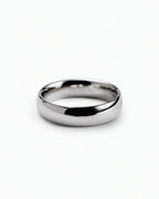 Polished 925 Sterling Silver Band Ring, 3.5 mm